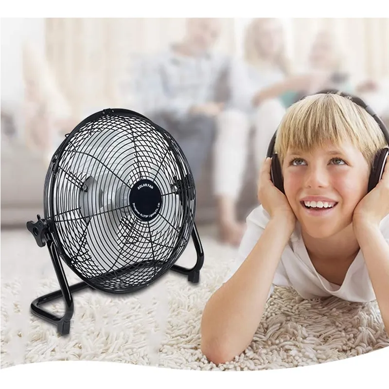 Sturdy Fine Mesh Cover Solar Powered Fan Fs-800