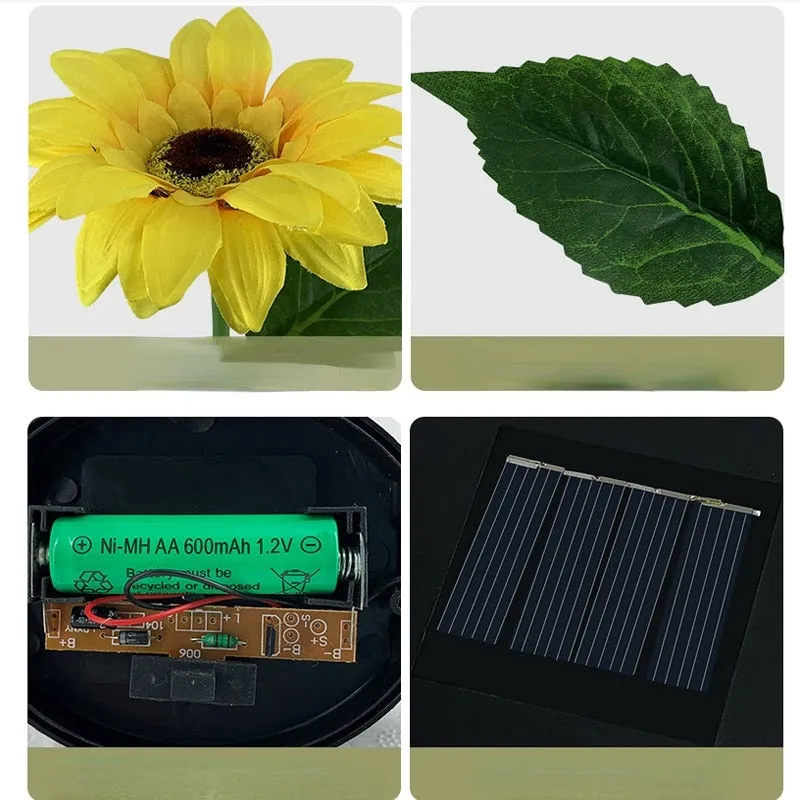 Sunflower Waterproof Solar Led Garden Lights