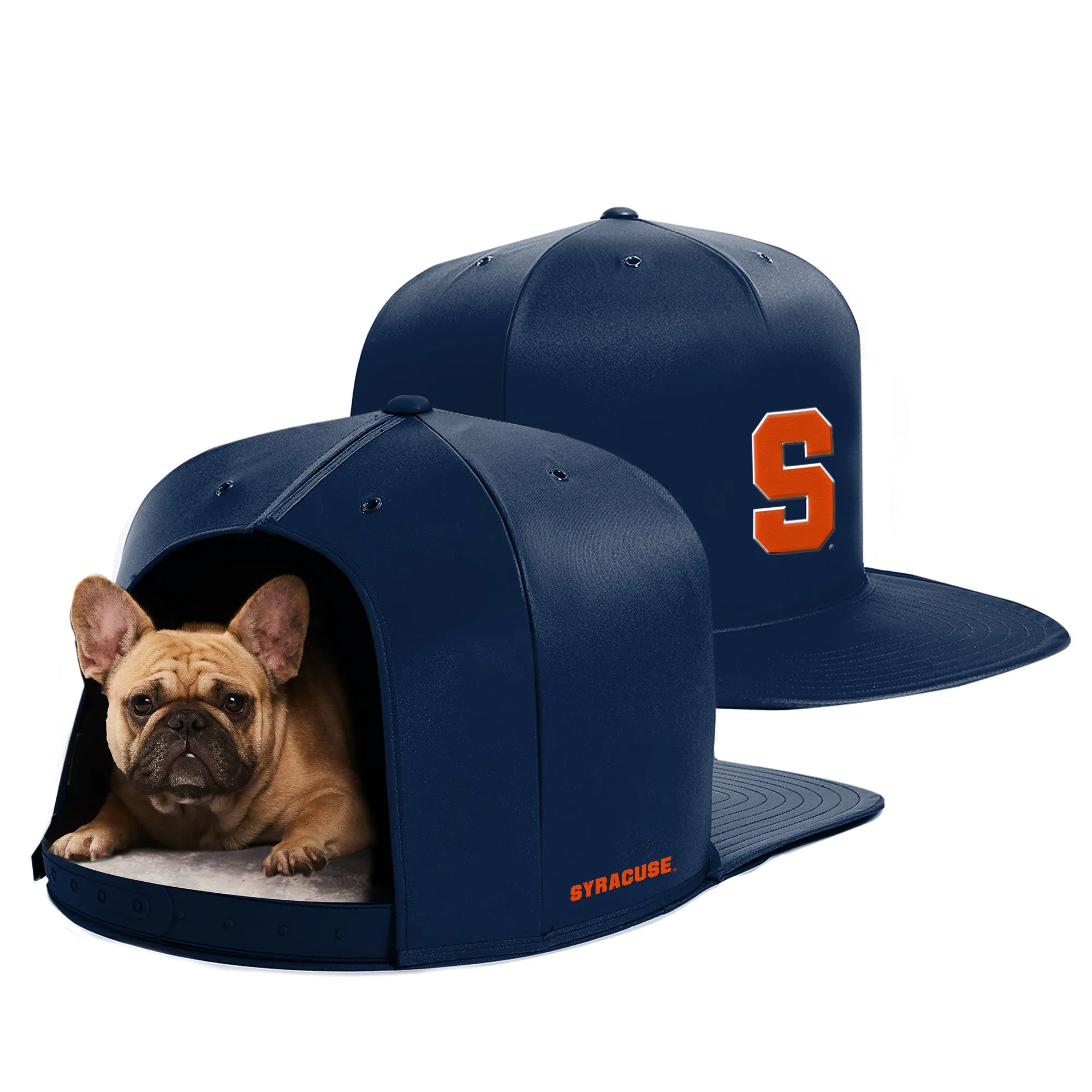 SYRACUSE UNIVERSITY NAP CAP PREMIUM DOG BED