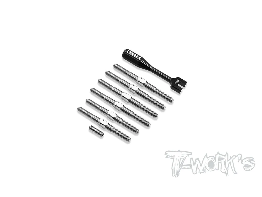 TB-319 64 Titanium Turnbuckle Set ( For Mugen MSB1 )