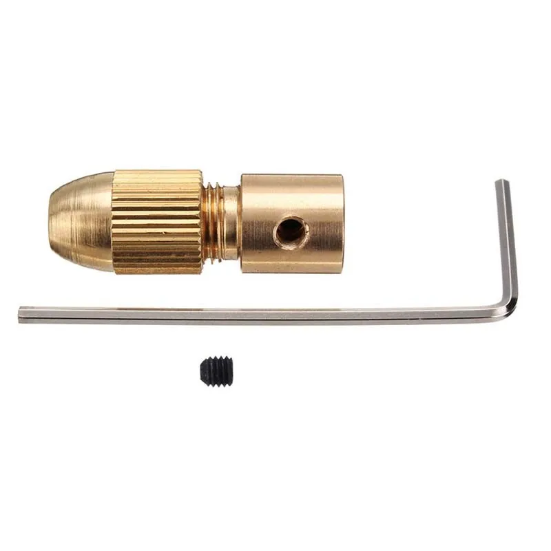 Themisto 3.17mm Shank Metal Drill Chuck Collet Bits Rotary with Screw, 0.5-3 mm for RS555 motor (3.17MM)