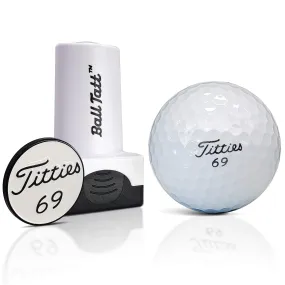 Titties 69 Golf Ball Stamp and Golf Marker Gift Set