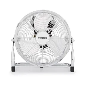 Tower Velocity Floor Fan 9"  - Chrome