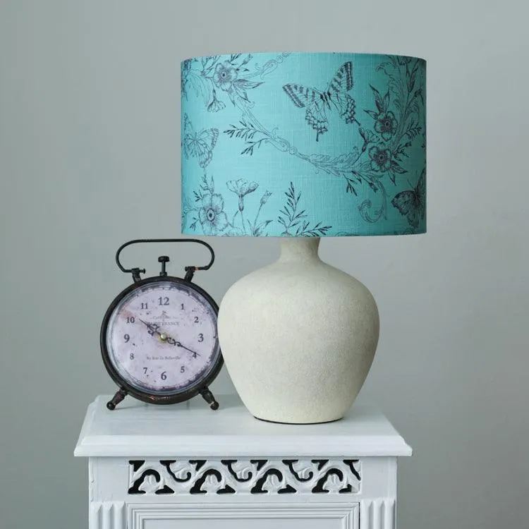 Trailing Butterfly Aquamarine - House Of Turnowsky Lampshade