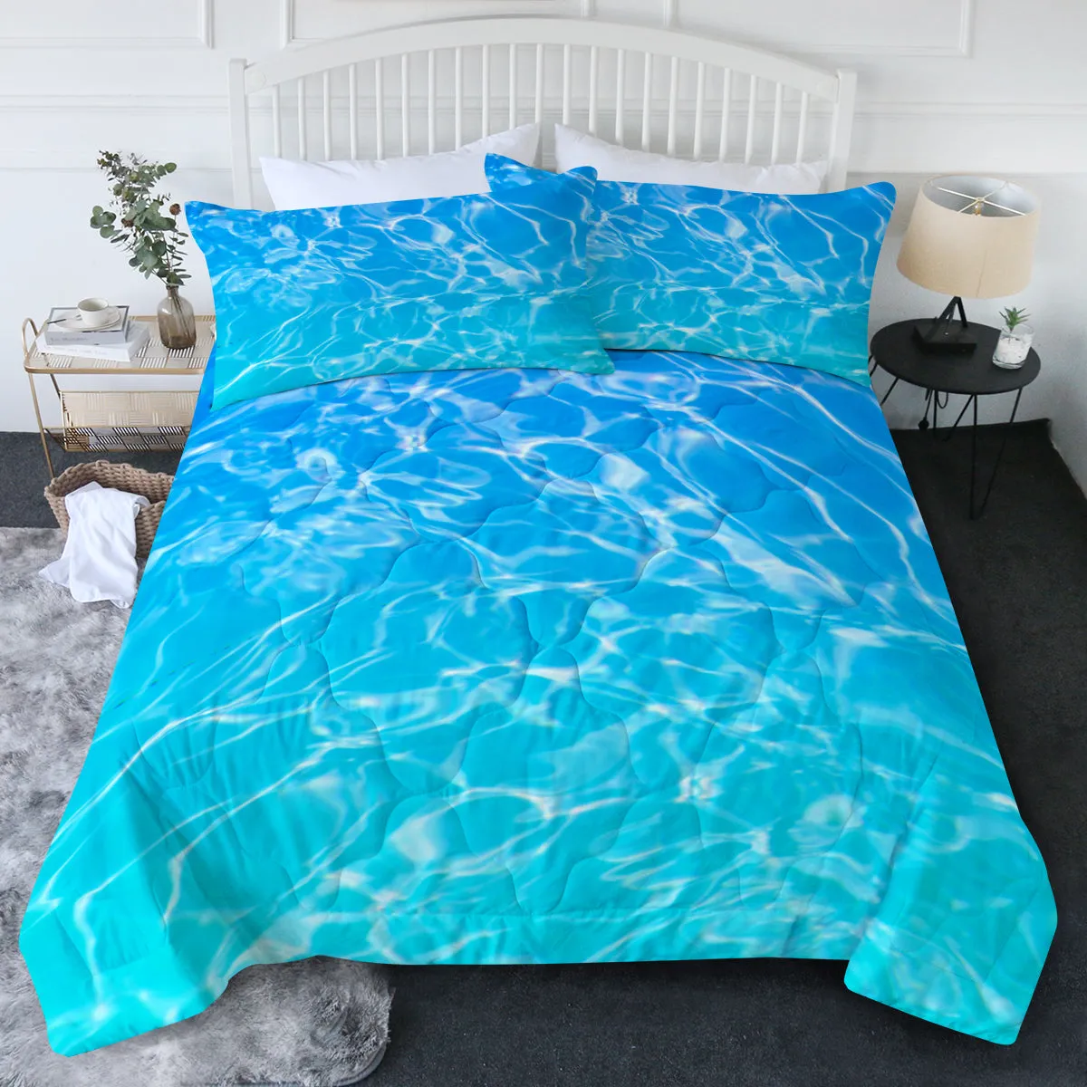 Turquoise Sea Comforter Set