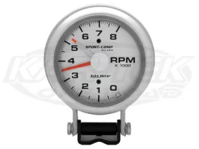 Ultra-Lite 3-3/4" Pedestal Mount Tachometer 8,000 RPM w/ Adjustable Pointer