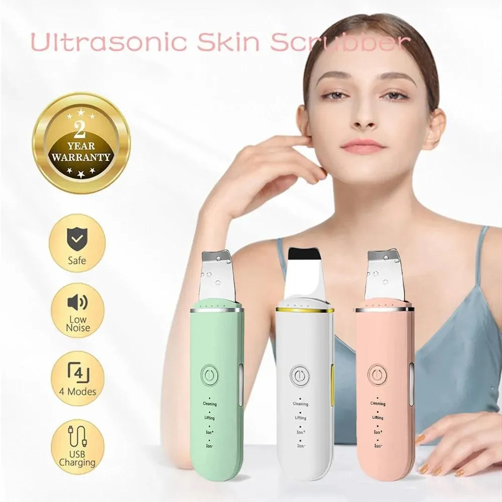 Ultrasonic Skin Scrubber | Deep Cleansing Beauty Tool for Radiant Skin