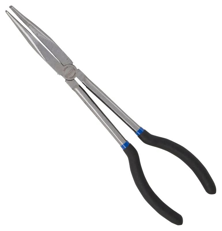 Vulcan JL-PR51100-15 Bent Nose Plier, 11 in OAL, 7.5 cm Jaw Opening, Black Handle, Non-Slip Grip Handle, 3/4 in W Jaw :CD: QUANTITY: 1