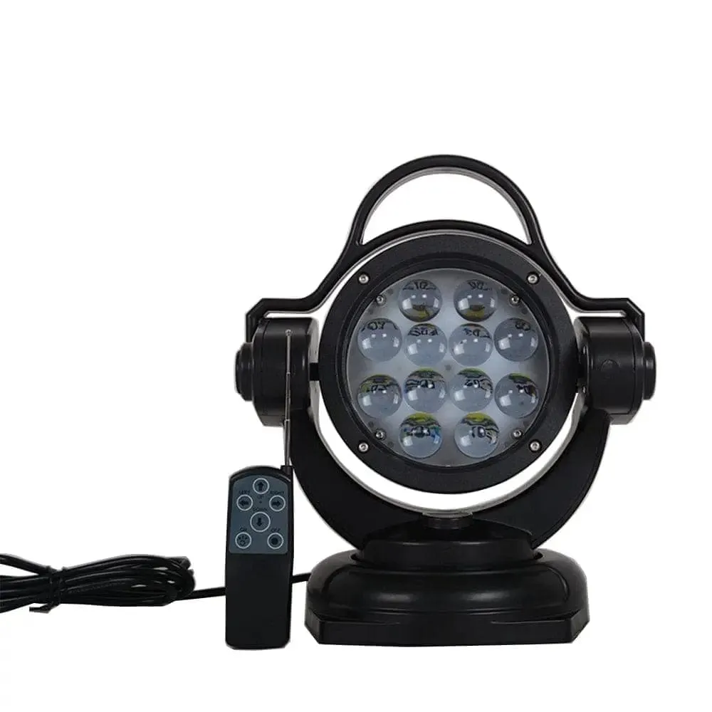 Waterproof 60w LED Searchlight Work Lights with Wireless Remote Control