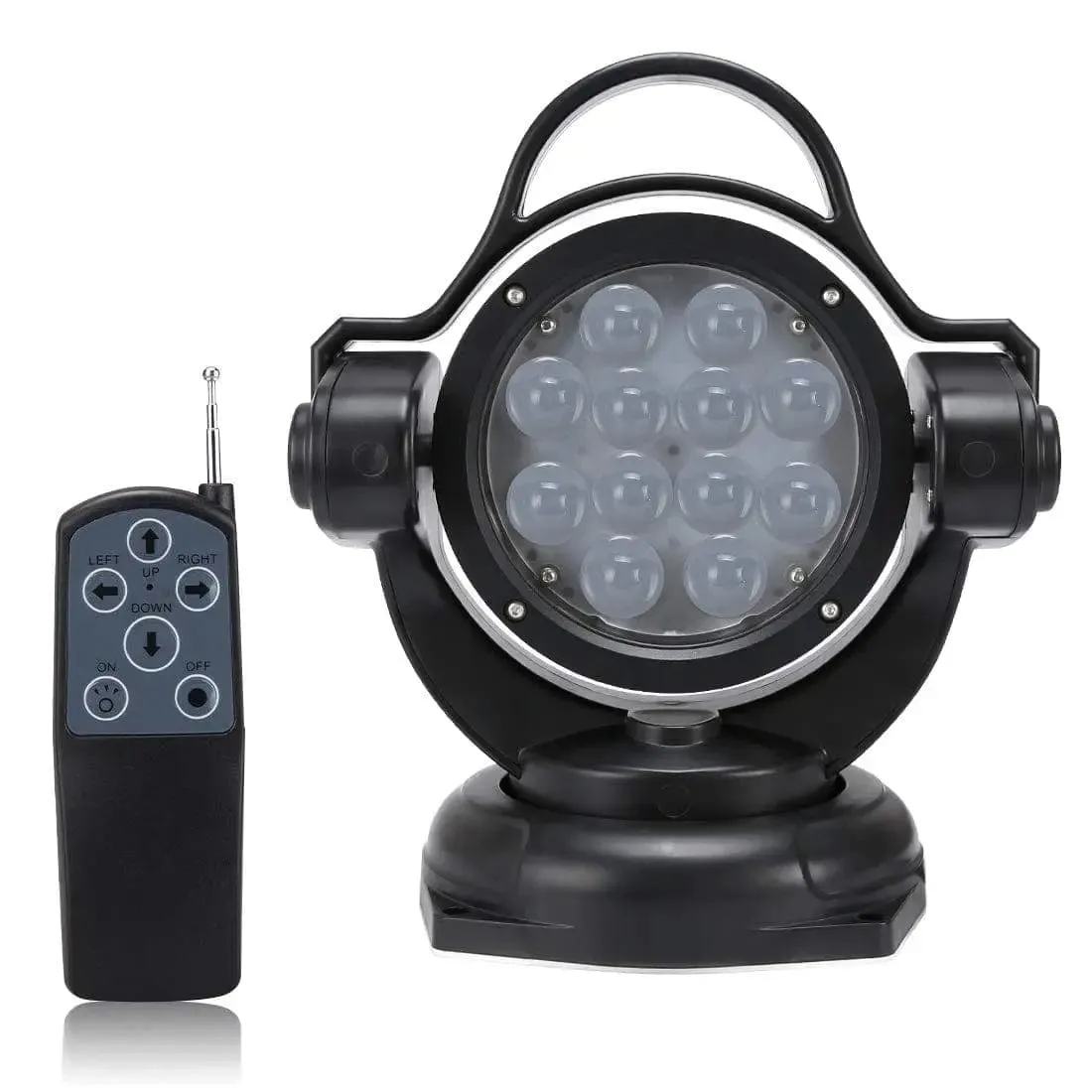 Waterproof 60w LED Searchlight Work Lights with Wireless Remote Control