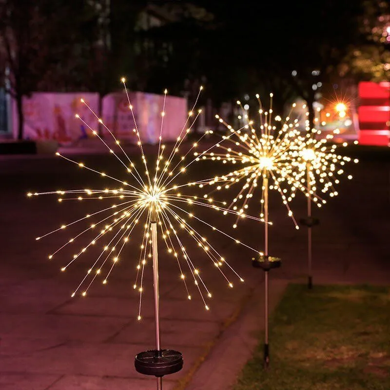 Waterproof Solar Garden Fireworks Light