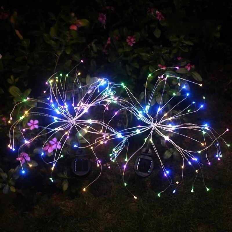 Waterproof Solar Garden Fireworks Light