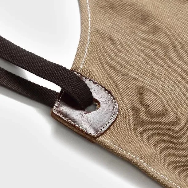 Waxed Cotton Canvas Woodworking Apron Mechanic Work Aprons