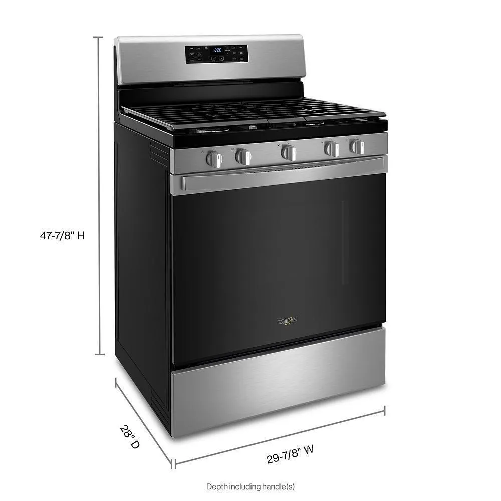 Whirlpool 5.0 Cu. Ft. Whirlpool® Gas 5-in-1 Air Fry Oven