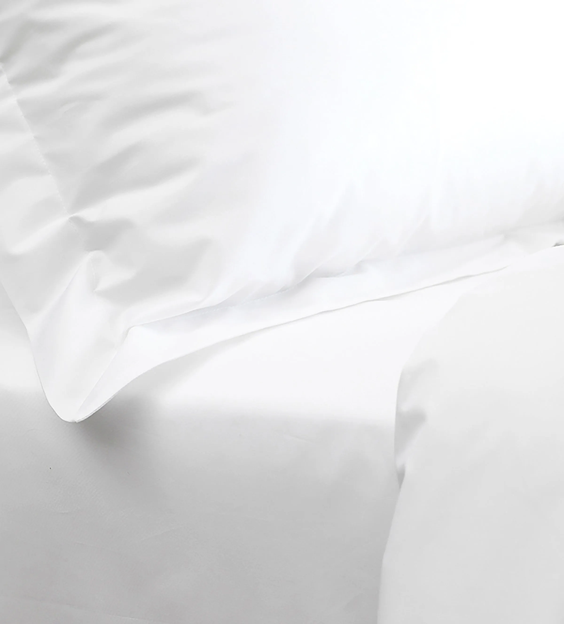 White Cotton Percale 200 Thread Count Bed Linen