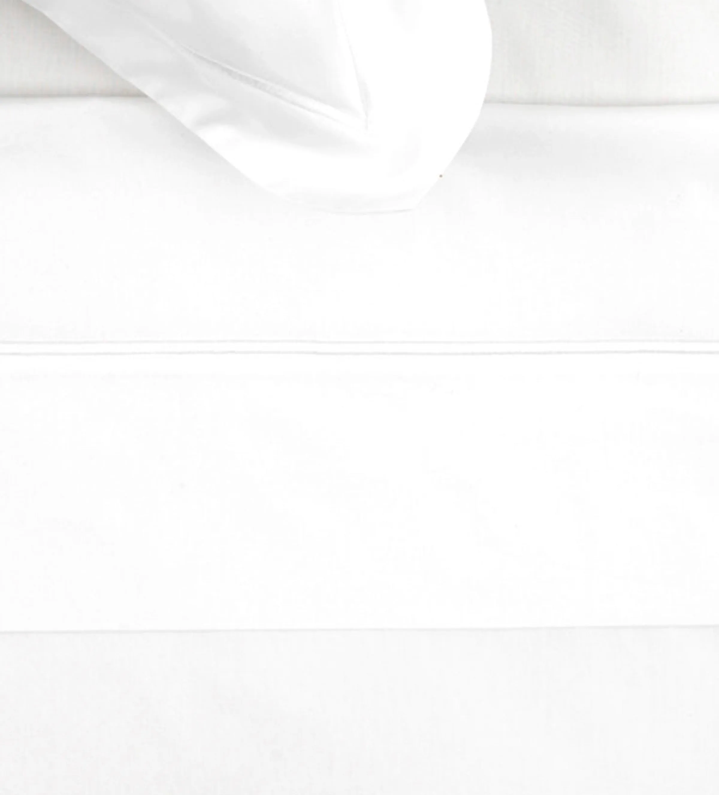 White Cotton Percale 200 Thread Count Bed Linen