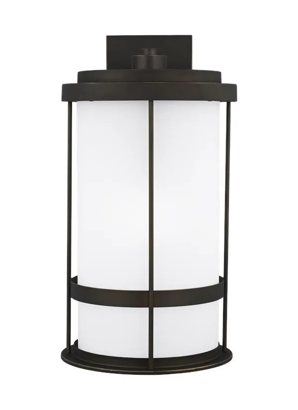 Wilburn Collection - Extra Large One Light Outdoor Wall Lantern | Finish: Antique Bronze - 8890901-71