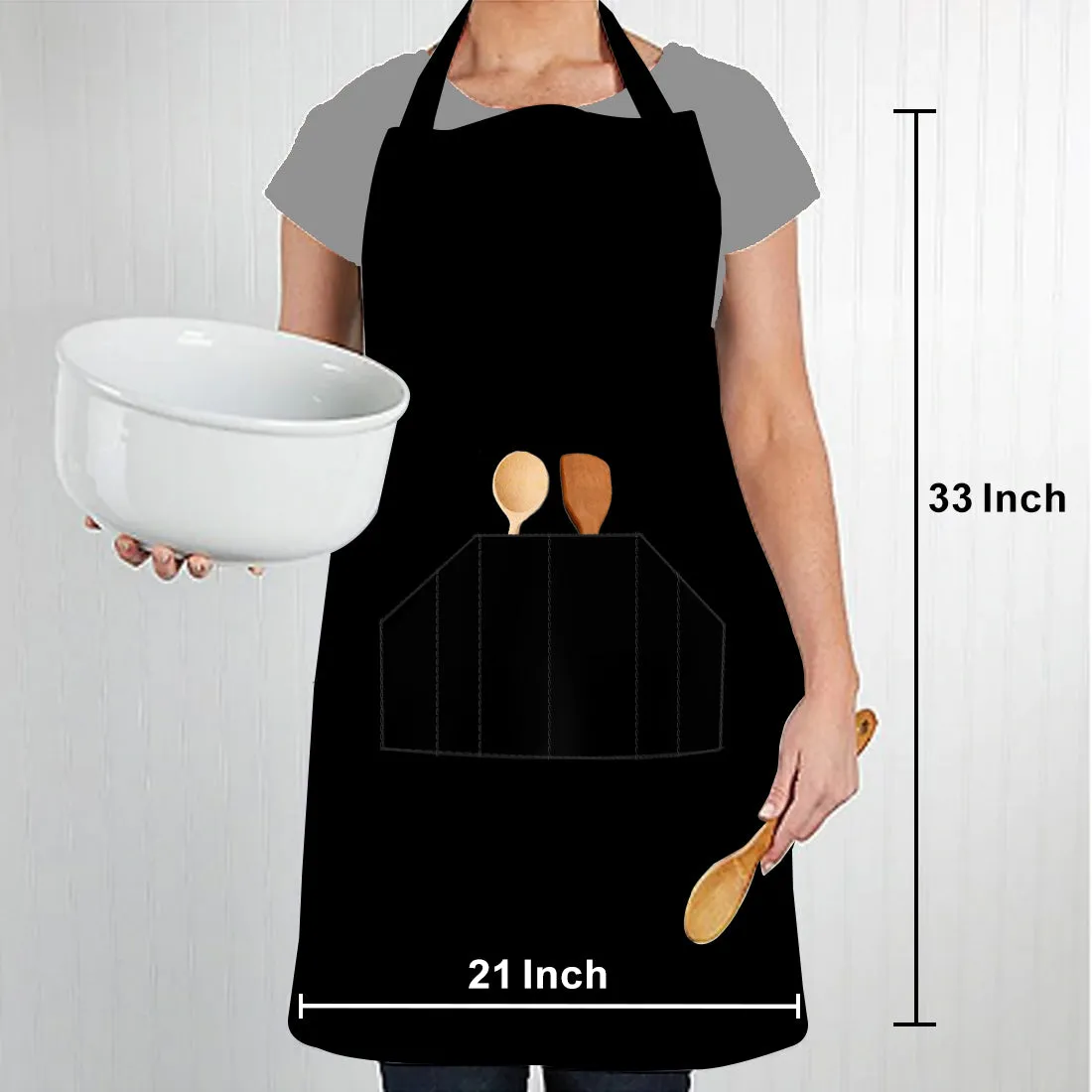 Womens Baking Aprons for Baking Cooking - Good Vibes