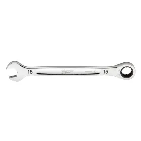 Wrench - Milwaukee 15MM Metric Ratcheting Combination Wrench, 45-96-9315